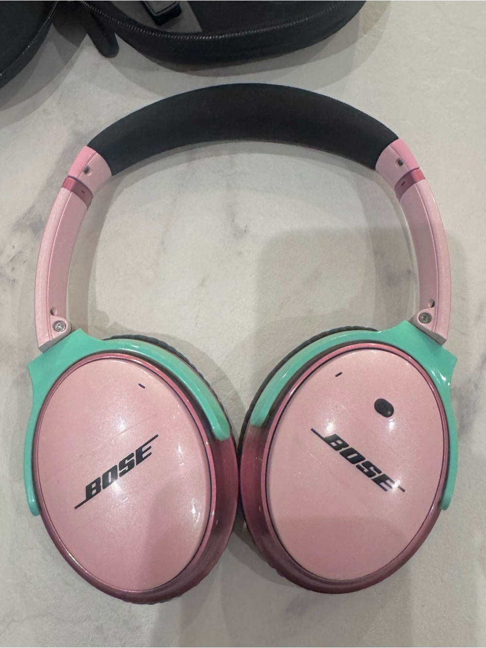 Bose Over-Ear Wireless Custom Headphones - Pink & Mint. NWOT